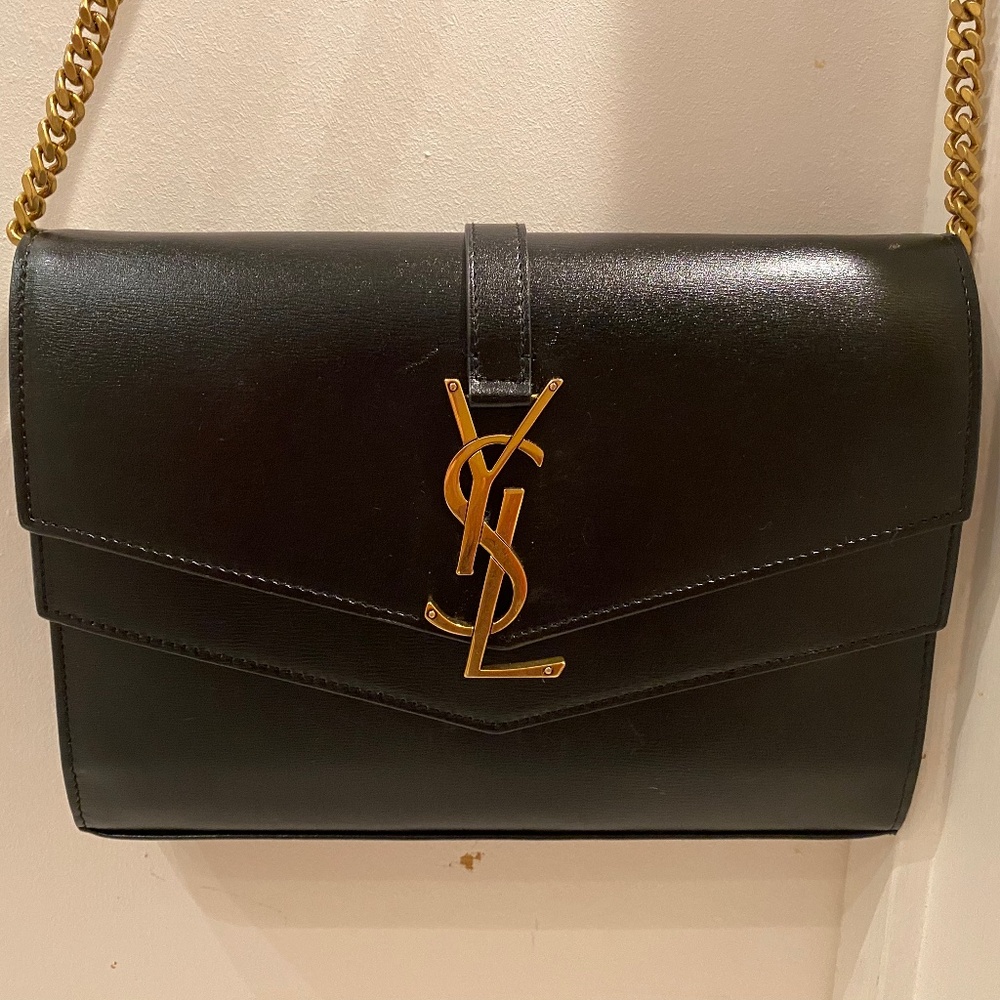 COPY - Ysl Sulpice Monogram Flap Wallet on Chain